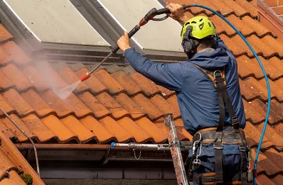 Démoussage et hydrofuge de toiture à Brannay